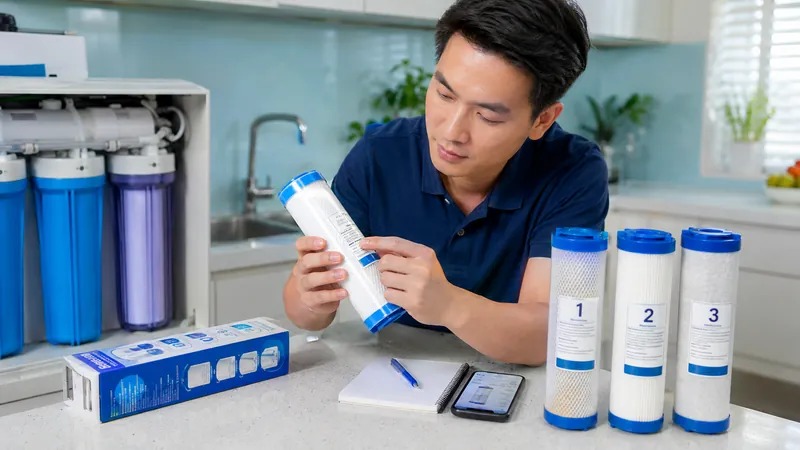 Lõi lọc thô 1-2-3: vai trò và lịch thay tham khảo