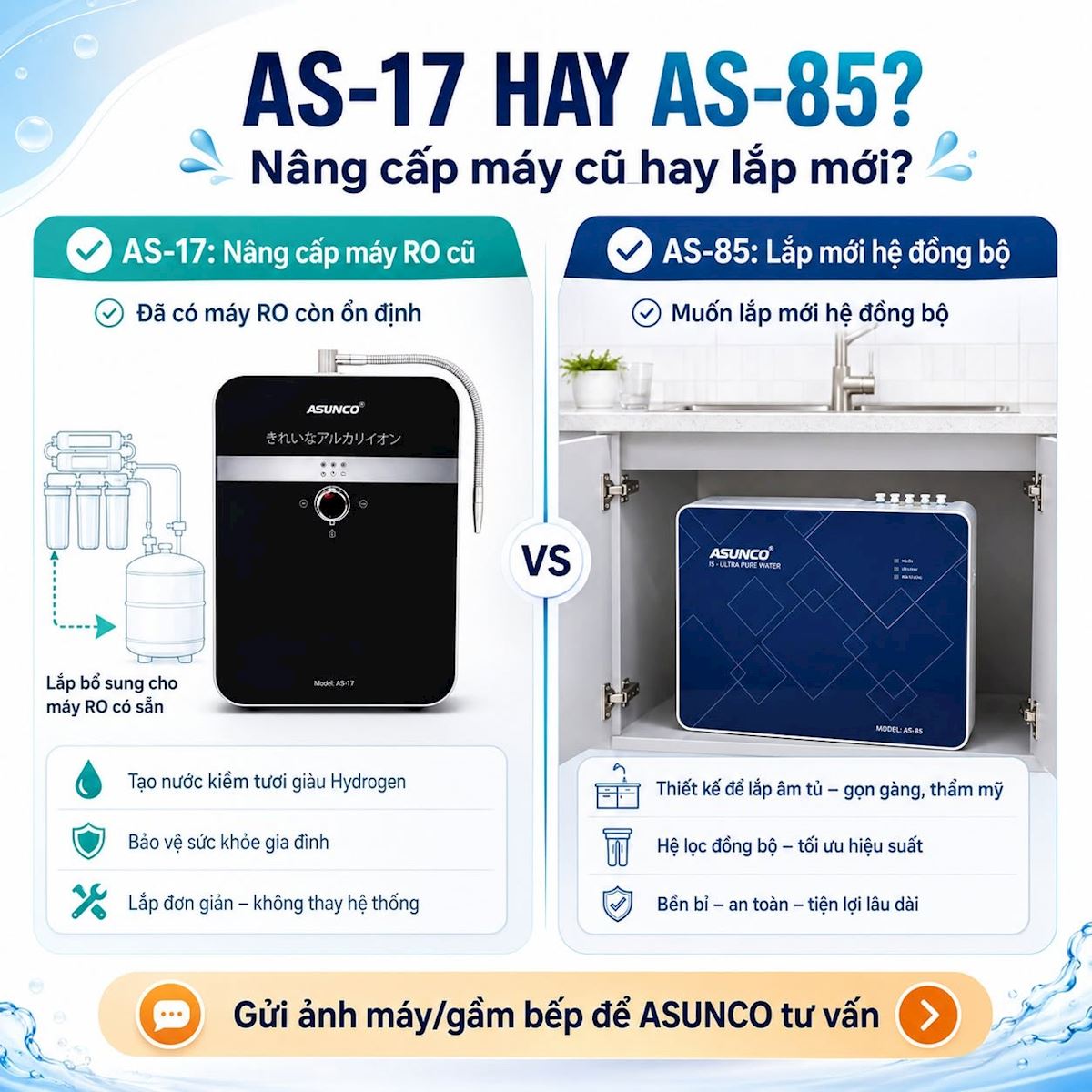 AS-17 và AS-85 khác nhau thế nào?