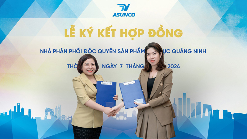Asunco ký kết hợp tác phân phối độc quyền sản phẩm tại Quảng Ninh