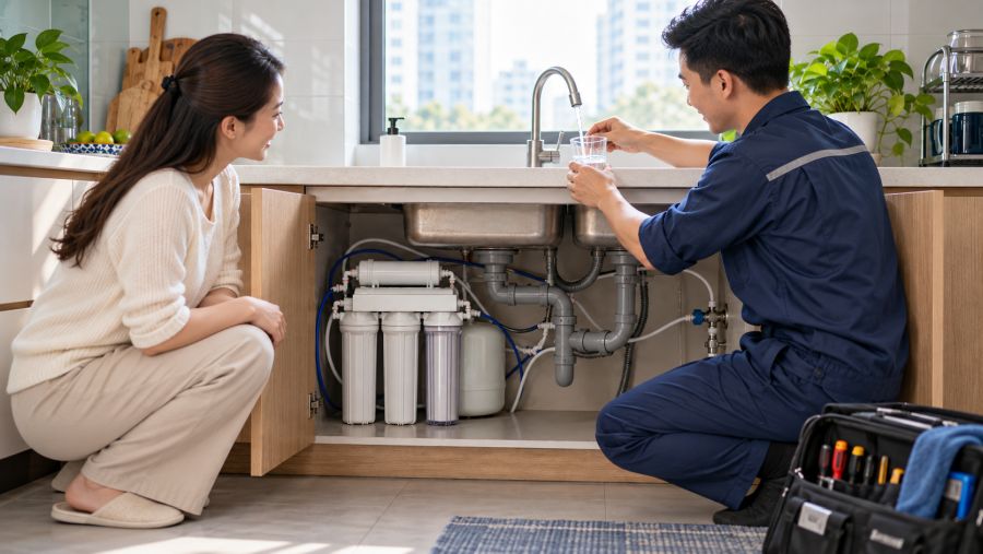 Máy lọc nước để gầm có cần bảo dưỡng thường xuyên không?