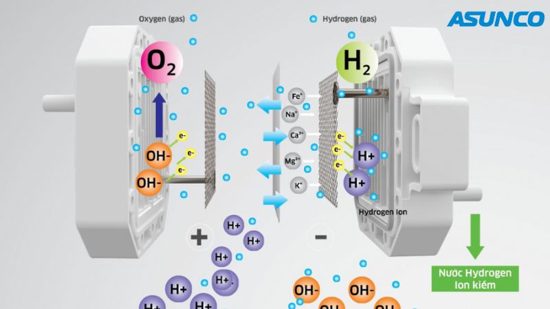 Các công nghệ điện phân nước ion kiềm hiện nay