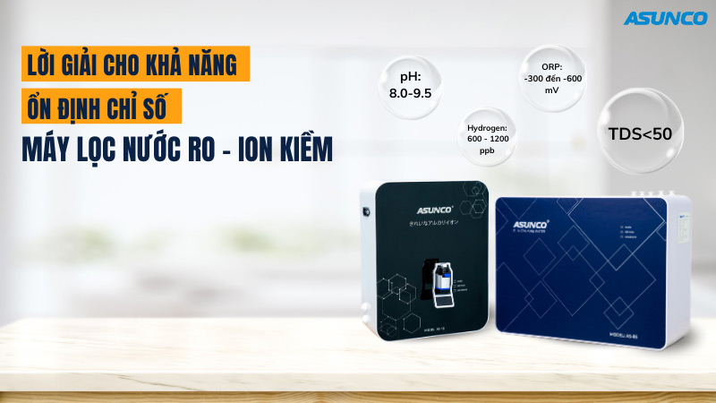 Lời giải cho khả năng ổn định chỉ số của Máy lọc nước RO ion kiềm