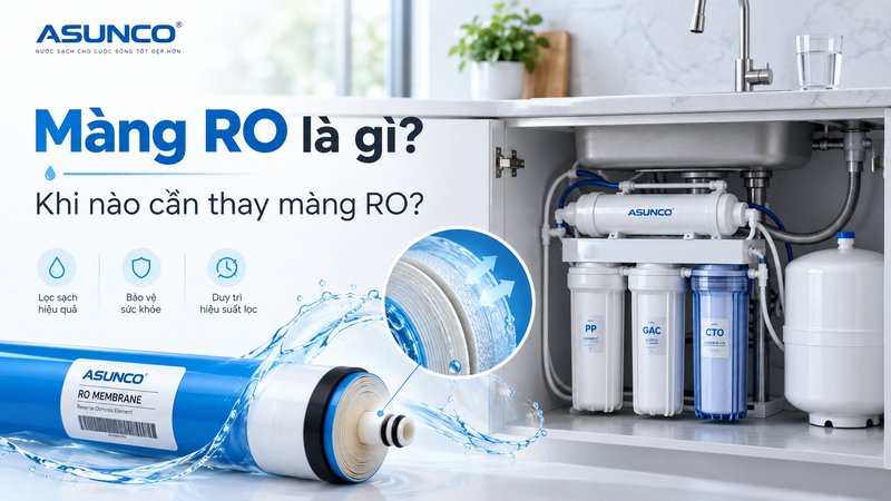 Màng RO là gì? Khi nào cần thay màng RO?